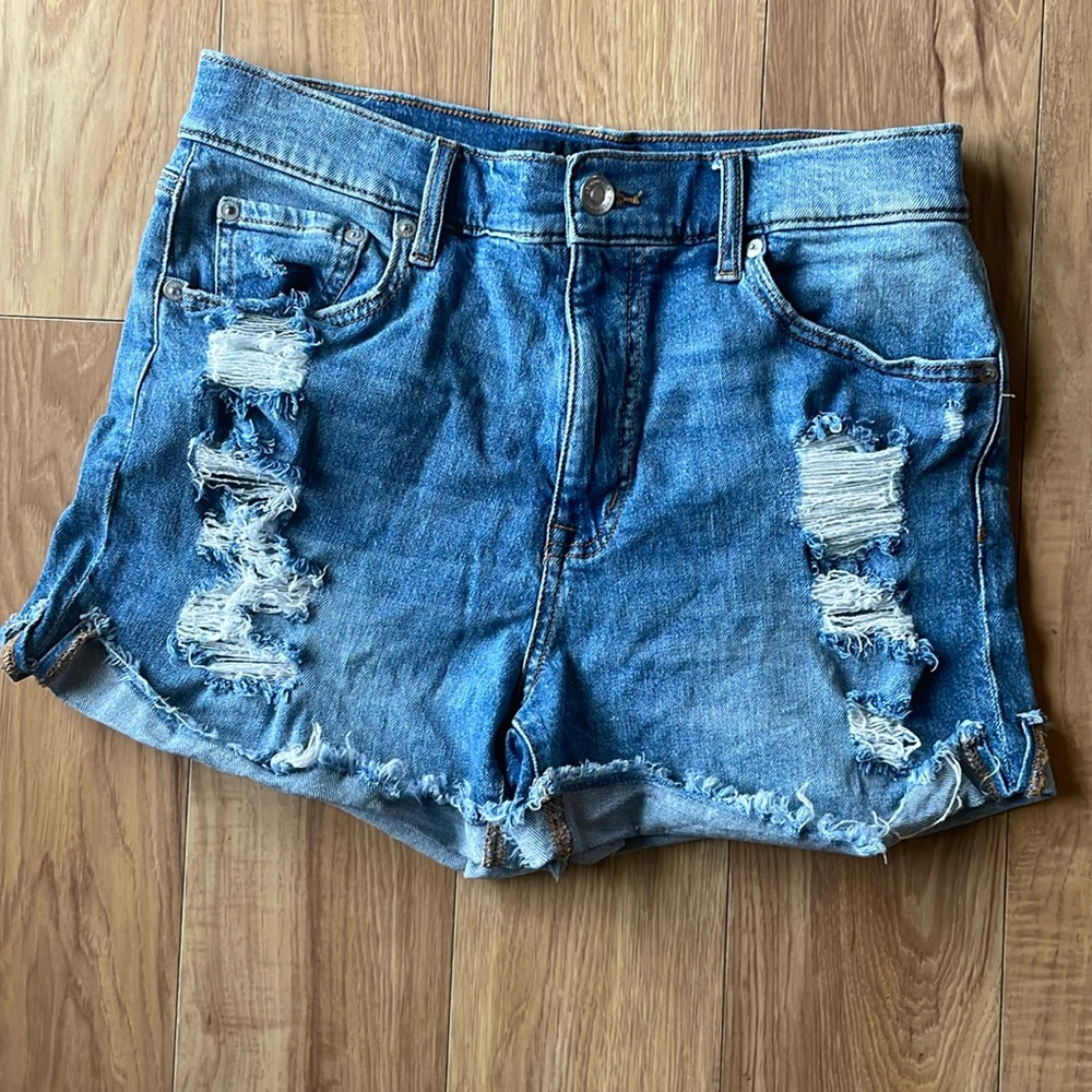 Aeropostale Distressed Mom Shorts